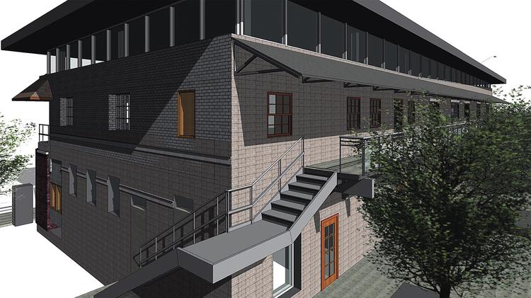 A rendering of 640 North Ave.